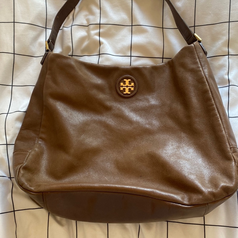 brown tory burch bag